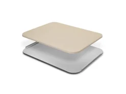 TAINO Grillzubehör|Pizzastein Mit Servierblech Grillzubehör Holzkohlegrill Gasgrill Backofen Cordierit Aluminium