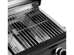 TAINO Tischgrills|Gasgrills|Platinum Compact Dark Set Haube Regler Tischgrill 2 Brenner Gasgrill Kompakt Camping BBQ