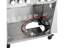 TAINO Gasgrills|Platinum Yamara 4+2 Gasgrill Set mit Haube Edelstahl 4 Brenner Sear-Burner Backburner