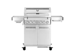TAINO Gasgrills|Platinum Yamara 4+2 Gasgrill Set mit Haube Edelstahl 4 Brenner Sear-Burner Backburner