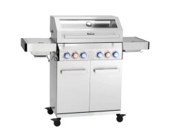 TAINO Gasgrills|Platinum Yamara 4+2 Gasgrill Edelstahl 4 Brenner Sear-Burner Backburner