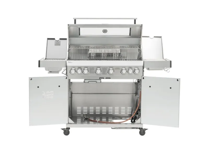 Platinum Yamara 6+2 Set Mit Haube Gasgrill Edelstahl 6 Brenner Sear-Burner Backburner*TAINO