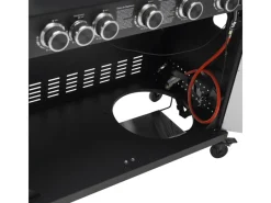 Platinum Yamara Dark 6+2 Gasgrill Set Mit Haube Stahl 6 Brenner Sear-Burner Backburner*TAINO Sale