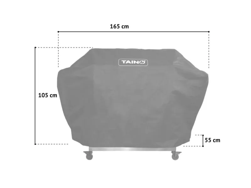 Platinum Yamara Dark 6+2 Gasgrill Set Mit Haube Stahl 6 Brenner Sear-Burner Backburner*TAINO Sale