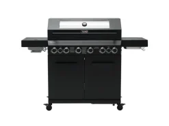 Platinum Yamara Dark 6+2 Gasgrill Set Mit Haube Stahl 6 Brenner Sear-Burner Backburner*TAINO Sale