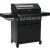 Platinum Yamara Dark 4+2 Gasgrill Stahl 4 Brenner Sear-Burner Backburner*TAINO Best