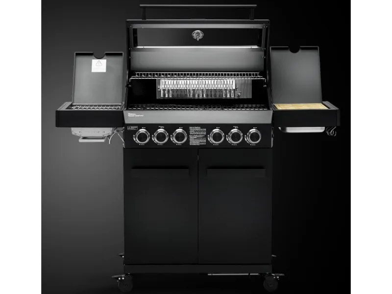 Platinum Yamara Dark 4+2 Gasgrill Stahl 4 Brenner Sear-Burner Backburner*TAINO Best