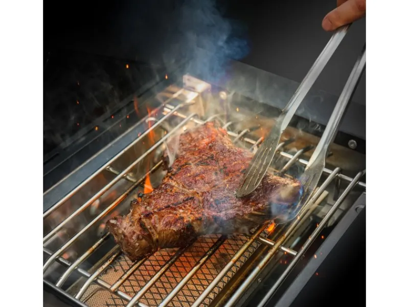 Platinum Yamara Dark 4+2 Gasgrill Stahl 4 Brenner Sear-Burner Backburner*TAINO Best