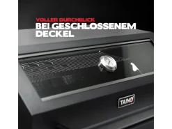 Platinum Yamara Dark 4+2 Gasgrill Stahl 4 Brenner Sear-Burner Backburner*TAINO Best