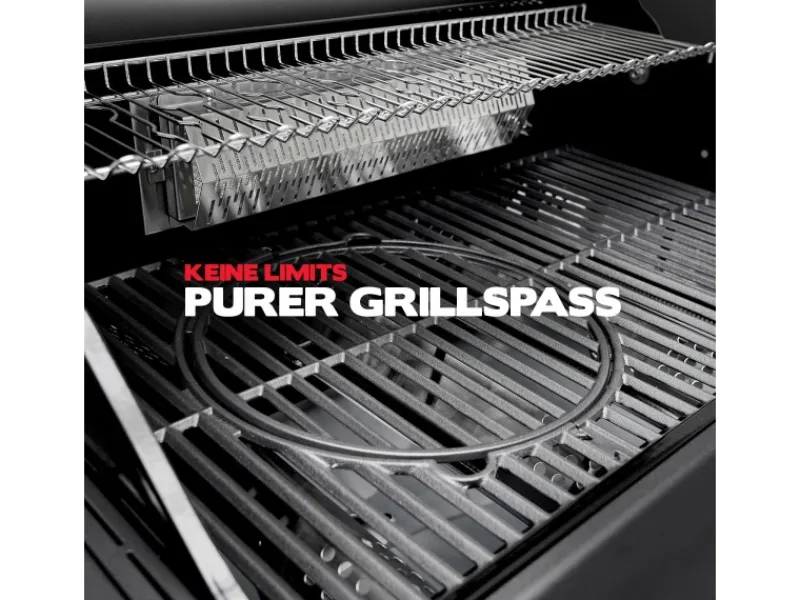 Platinum Yamara Dark 4+2 Gasgrill Stahl 4 Brenner Sear-Burner Backburner*TAINO Best