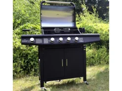 TAINO Grillzubehör|Red 4+1/6+1 Elektrischer Drehspieß Für Gasgrill Rotisserie-Set Grillspieß