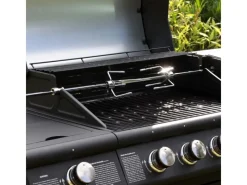 TAINO Grillzubehör|Red 4+1/6+1 Elektrischer Drehspieß Für Gasgrill Rotisserie-Set Grillspieß