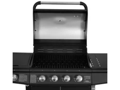TAINO Gasgrills|Red 4+1 Gasgrill Grillwagen BBQ Edelstahl-Brenner Gas-Grill Schwarz