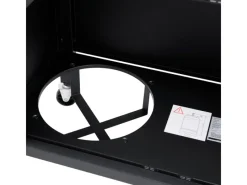 TAINO Gasgrills|Red 4+1 Gasgrill Grillwagen BBQ Edelstahl-Brenner Gas-Grill Schwarz