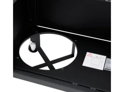 TAINO Gasgrills|Red 4+1 Gasgrill Set Mit Haube und Regler Grillwagen BBQ Edelstahl-Brenner Gas-Grill Schwarz