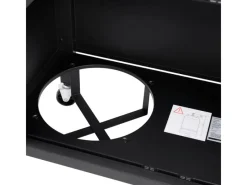 TAINO Gasgrills|Red 6+1 Gasgrill Set mit Haube und Regler Grillwagen BBQ Edelstahl-Brenner Gas-Grill Schwarz