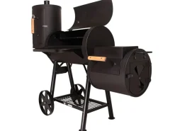 TAINO Smoker|Yuma Pro Smoker 110 kg Massiver Grillwagen Holzkohle BBQ 3,5mm Stahl Ofen