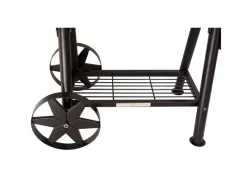 TAINO Smoker|Yuma Pro Smoker 110 kg Massiver Grillwagen Holzkohle BBQ 3,5mm Stahl Ofen