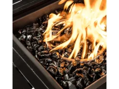 Feuerschalen|Teamson Home Reflektierendes Feuer Glas für Feuerschalen Schwarz 4 Kg