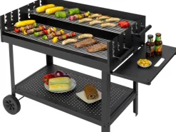 Tepro Holzkohlegrills|Atlanta-Holzkohlen Grillwagen Schwarz