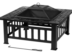 Tepro Gartenkamine|Feuerschalen|Feuerstelle Glenview Schwarz