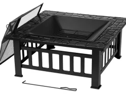 Tepro Gartenkamine|Feuerschalen|Feuerstelle Glenview Schwarz