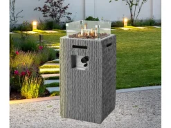 Gas Feuerstelle Brighton Eckig Grau*Tepro Discount