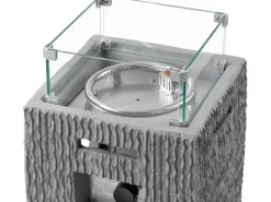 Gas Feuerstelle Brighton Eckig Grau*Tepro Discount