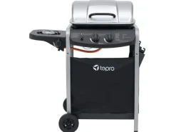 Tepro Gasgrills|Gasgrill Fremont 112 x 96,5 x 52 cm (B x H x T) Schwarz/Silber