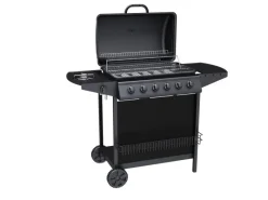 Gasgrill Hampton 6 mit Seitenkocher Schwarz*Tepro Outlet
