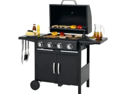 Tepro Gasgrills|Gasgrill Mayfield 4 130 x 103 x 58 cm (B x H x T) Schwarz