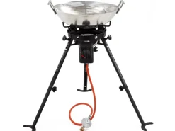 Gas-Wok Shanghai 90 x 95 x 90 cm (B x H x T) Schwarz/Edelstahl*Tepro Outlet