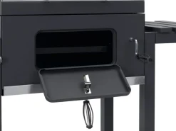 Tepro Holzkohlegrills|Grillwagen Toronto Click 115 x 107 x 67 cm (B x H x T) Anthrazit/Edelstahl