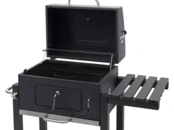 Tepro Holzkohlegrills|Grillwagen Toronto Click 115 x 107 x 67 cm (B x H x T) Anthrazit/Edelstahl