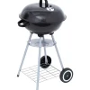 Tepro Kugelgrills|Holzkohlegrills|Kugelgrill Key West Ø 41,5 cm Schwarz-Silber