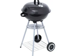 Tepro Kugelgrills|Holzkohlegrills|Kugelgrill Key West Ø 41,5 cm Schwarz-Silber