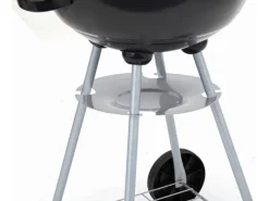 Tepro Kugelgrills|Holzkohlegrills|Kugelgrill Key West Ø 41,5 cm Schwarz-Silber