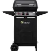 Tepro Gasgrills|Lavasteingasgrill Irvine 94 x 102 x 51 cm (B x H x T) Schwarz