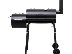 Tepro Holzkohlegrills|Smoker|Smoker Wichita Holzkohlengrill 115 x 116,5 x 63,5 cm (B x H x T) Schwarz