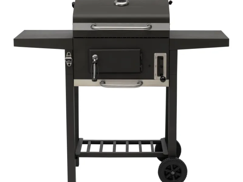 Toronto-Holzkohlengrill Compakt Anthrazit-Edelstahl*Tepro Discount