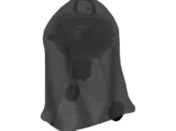 Universal Abdeckhaube für Kugelgrill groß Ø ca. 73 cm x 90 cm Schwarz*Tepro Online
