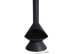 Grillkamine|Gartenkamine|Terrassen Kamin H 128 cm Ø 56,5 cm