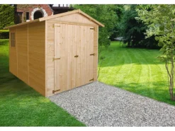 Holzgarage M105 6 m² mit Fenster ohne Boden*Timbela Outlet