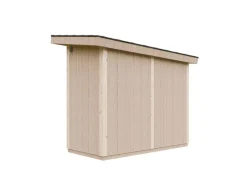 Kinder Timbela Kinder-Gartengeräte|Holz-Gartenhaus M901A Flachdach Grundiert 161 cm x 294 cm