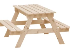 Kindersitzgarnitur Holz M010-1 mit Staufach*Timbela Online