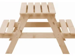 Kindersitzgarnitur Holz M010-1 mit Staufach*Timbela Online