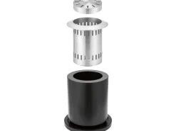 Feuerschalen|Feuerkörbe|Tischfeuerschale Luras Anthrazit Ø 22 cm x 23,5 cm