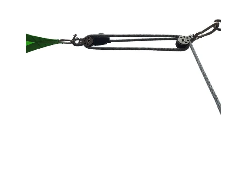Toldoro Sonnensegel|3-Fach Flaschenzug mit 4-Loch Klampe Seilzug Flaschenzug Zum Spannen und Befestigen von Sonnensegel