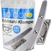 Klampe 150mm Aus Edelstahl Rostfrei V4A 2 Bohrungen Belegklampe Bootsklampe Festmacher*Toldoro Hot