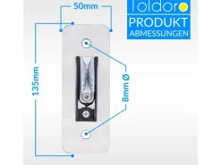 Sicherheitsklemme CL257 Ruderblattklemme Autorelease Klemme für 4 bis 6 mm Tauwerk auf Wandplatte*Toldoro Best